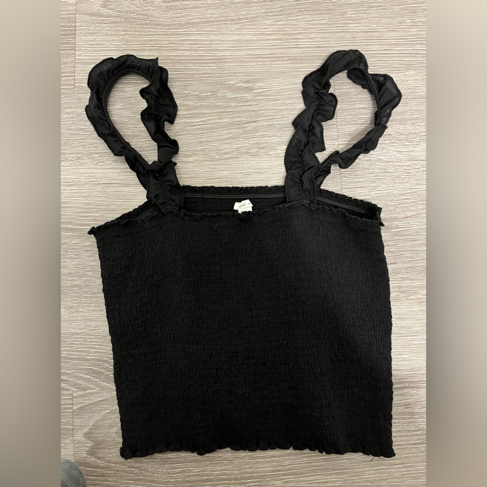 Aerie Black Crop Too